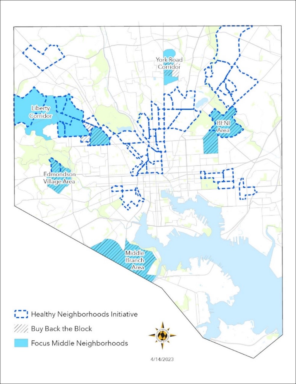 Middle Neighborhood Map